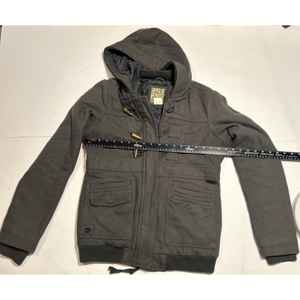 Billabong Heavy Wool Coat Youth Size Large Boys Y2K